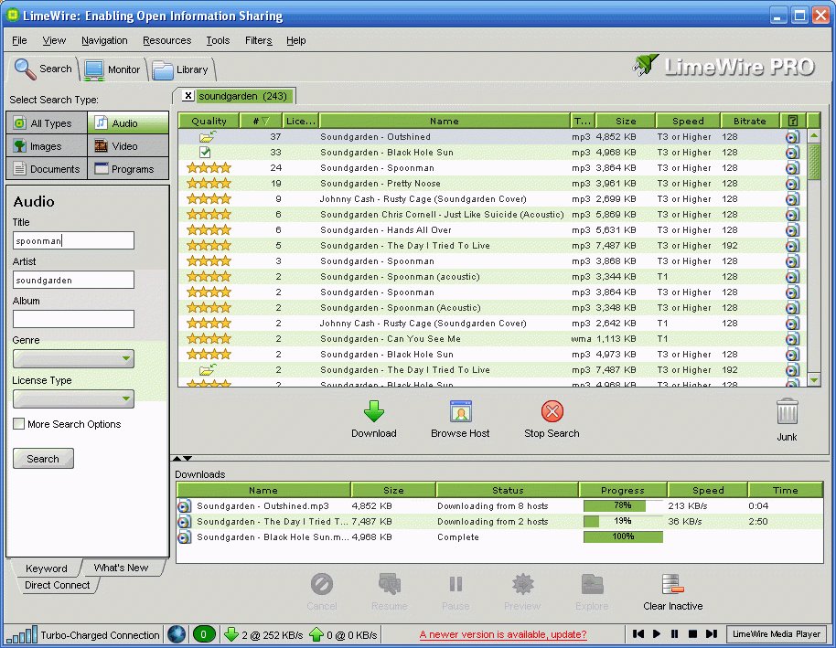 limewire pirate edition 5.6.2 connection fix