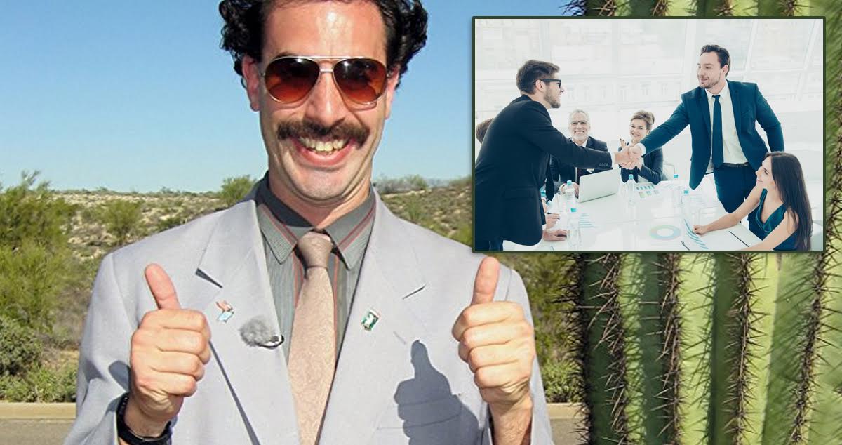 5 Things Successful People Say in the Borat Voice.