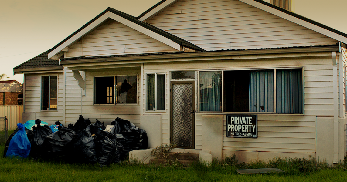 crack house living room