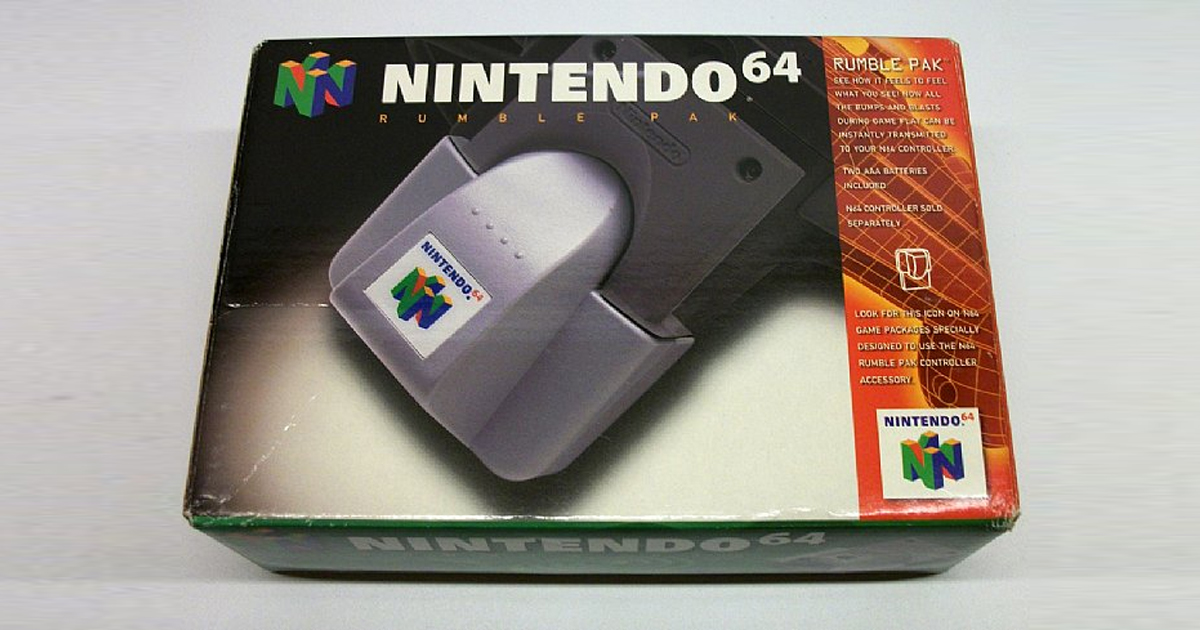 what's a rumble pak for nintendo 64