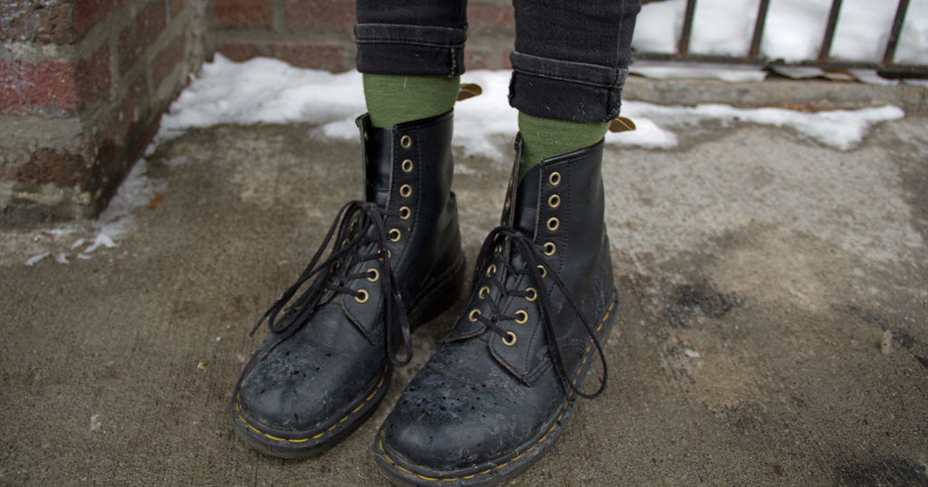 Realize Doc Martens Are Not Winter Boots