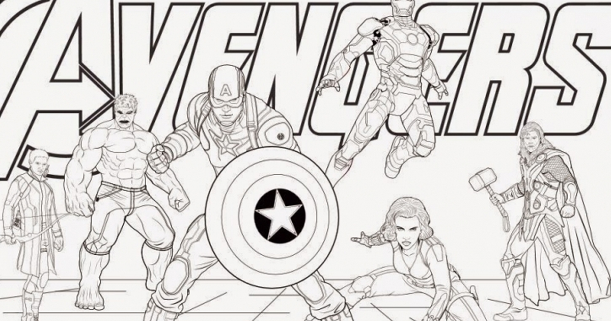 Marvel Announces Coloring Book Edition Of Avengers So You Can Draw