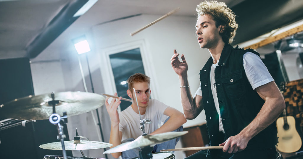 drummer, lesson, sticks