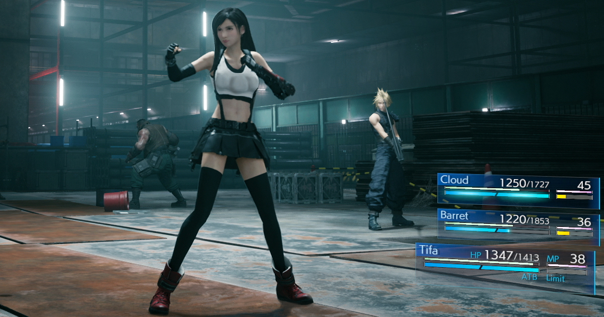 Final Fantasy Vii Remake Finds Middle Ground By Giving Tifa Third Average Sized Breast