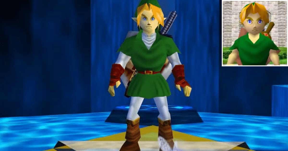 Young Link Shaken After Seeing What a Loser Virgin He Grows Up to Be.