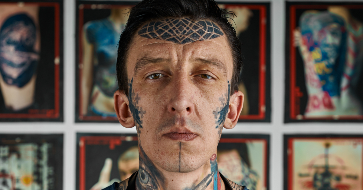 Don T Let This Face Tattoo Fool You I M Actually Terrified Of