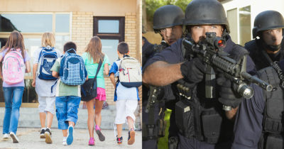 school, white, men, kids, police, officer, law