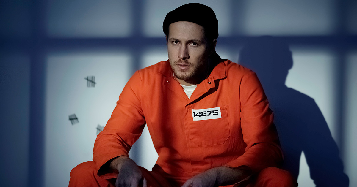 prison, jumpsuit, orange, hat, number, cell, bars, cold