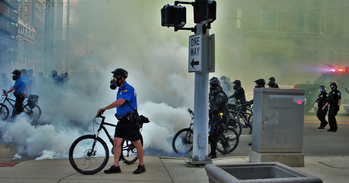 police, tear gas, civil rights