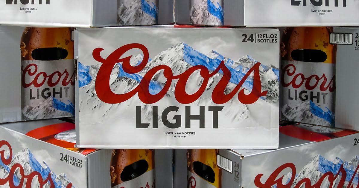 coors, beer, light, coors light, case, 24-pack, suds, delicious, cheap, gross, redneck, white trash