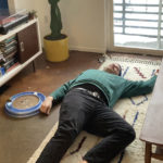 dead, body, man, broken, old, sad, stand up, too fast, fast, quick, head rush, collapse, living room, fancy, blood, stain, depressing
