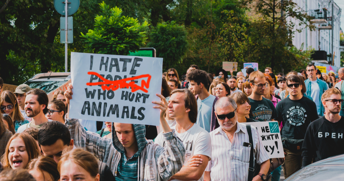 Oh No: This Animal Rights Activist Is Exclusively A “Men's Animal Rights  Activist”
