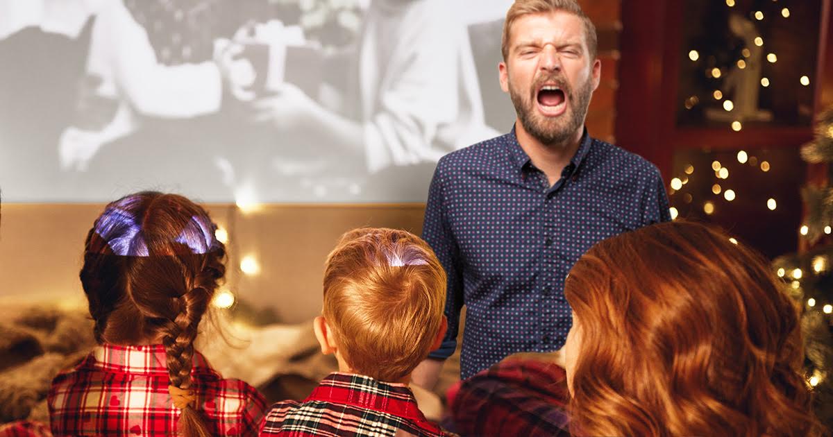 Dad Interrupts Viewing of “It’s a Wonderful Life” To Remind Everyone That Hunter Biden’s Laptop the Single Greatest Threat to Democracy