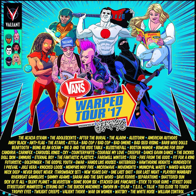 warped tour lineups ranked