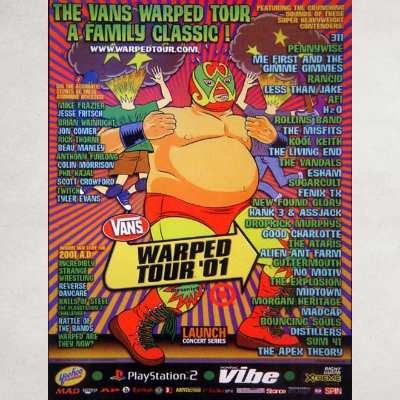 warped tour lineups ranked