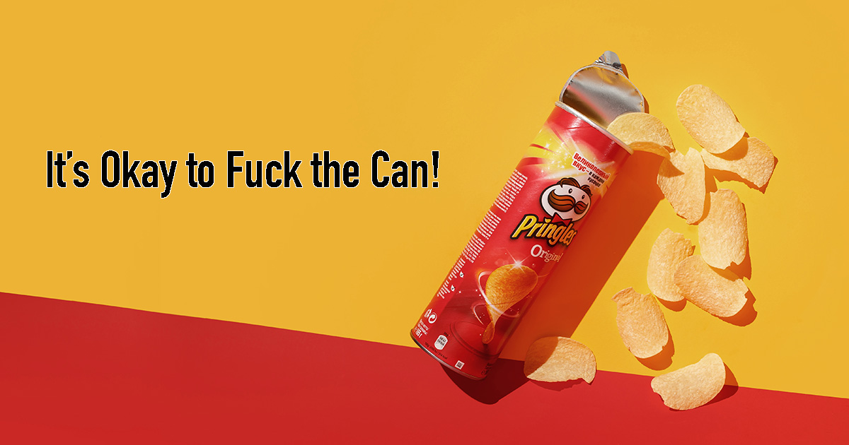 Pringles Launches New Ad Campaign: “It’s Okay to Fuck the Can!”