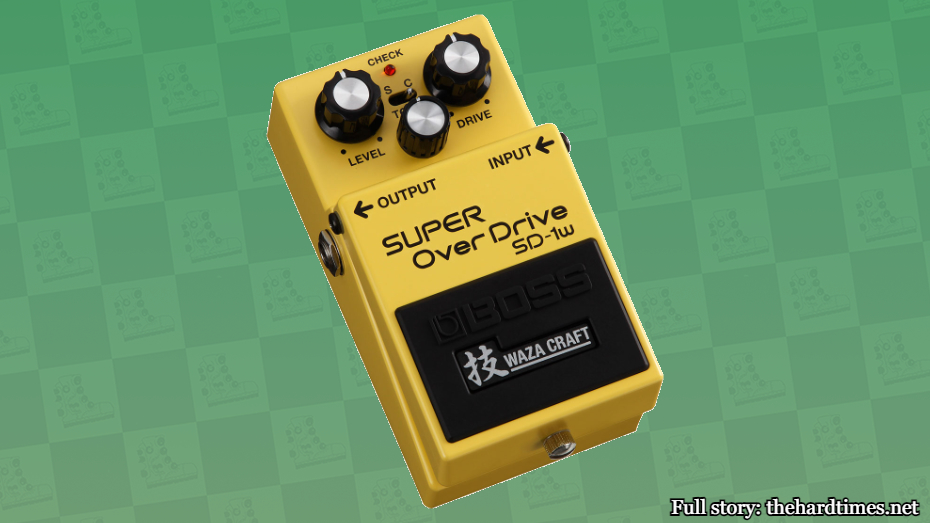 Photo of Boss SD-1W SUPER OverDrive Waza Craft pedal