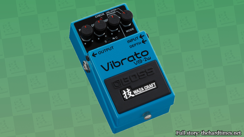 Photo of VB-2W Waza Craft Vibrato pedal