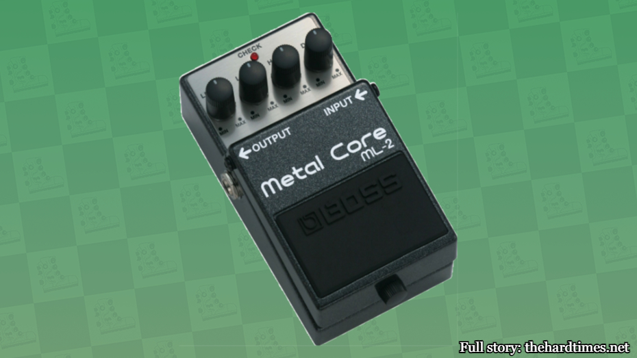 Photo of Boss ML-2 Metal Core distortion pedal