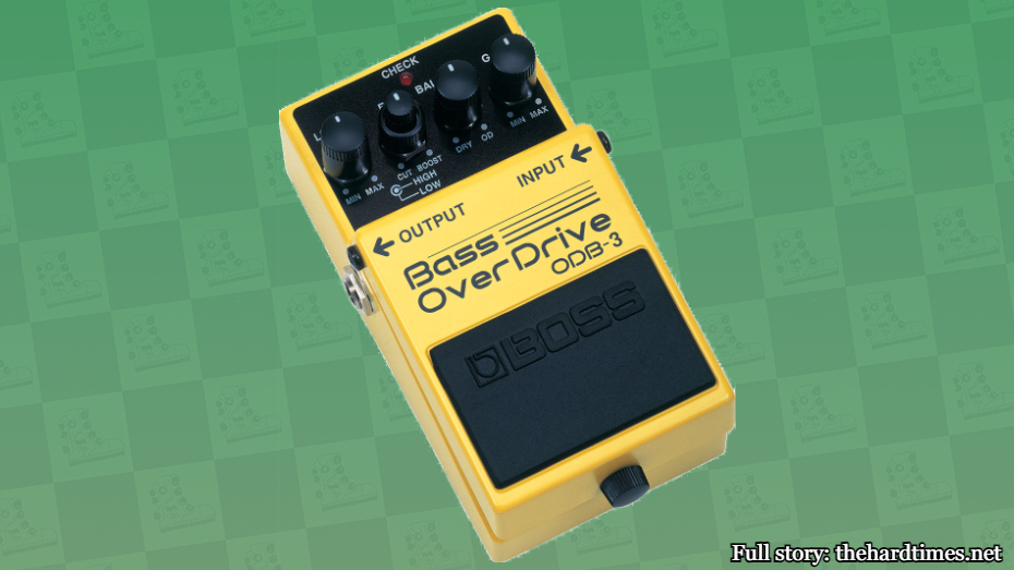 Photo of Boss ODB-3 Bass OverDrive pedal