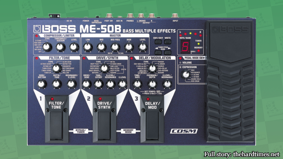Photo of Boss ME-50B Bass Multiple Effects pedal