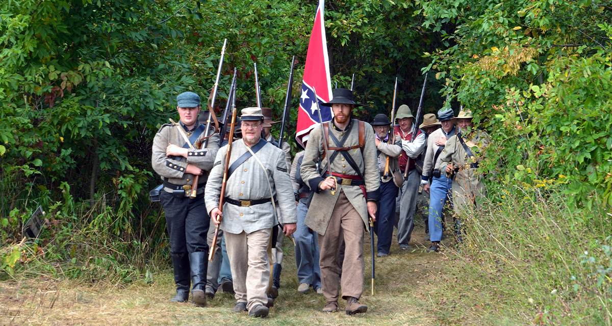 Confederate LARPer Loser in Real Life Too