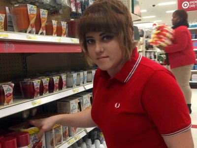 skinhead, fred perry, red, target