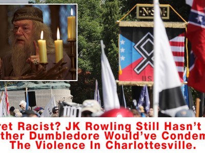 Secret Racist? JK Rowling Still Hasn’t Said Whether Dumbledore Would’ve Condemned The Violence In Charlottesville