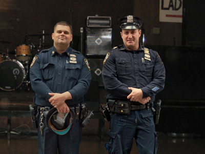 cops, support, local, scene