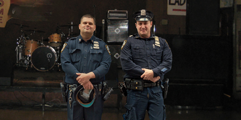 cops, support, local, scene