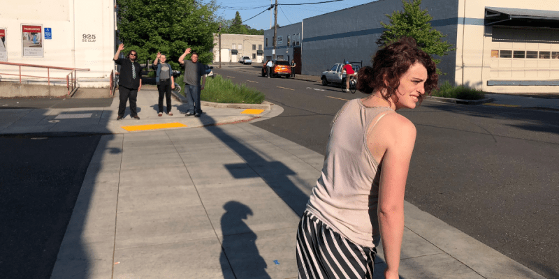 trans, street, liberals, support