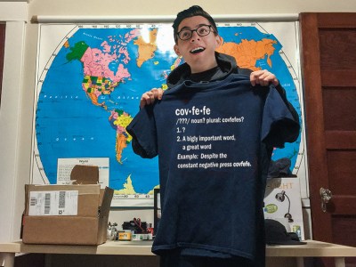 covfefe, trump, shirt, mail, president, meme