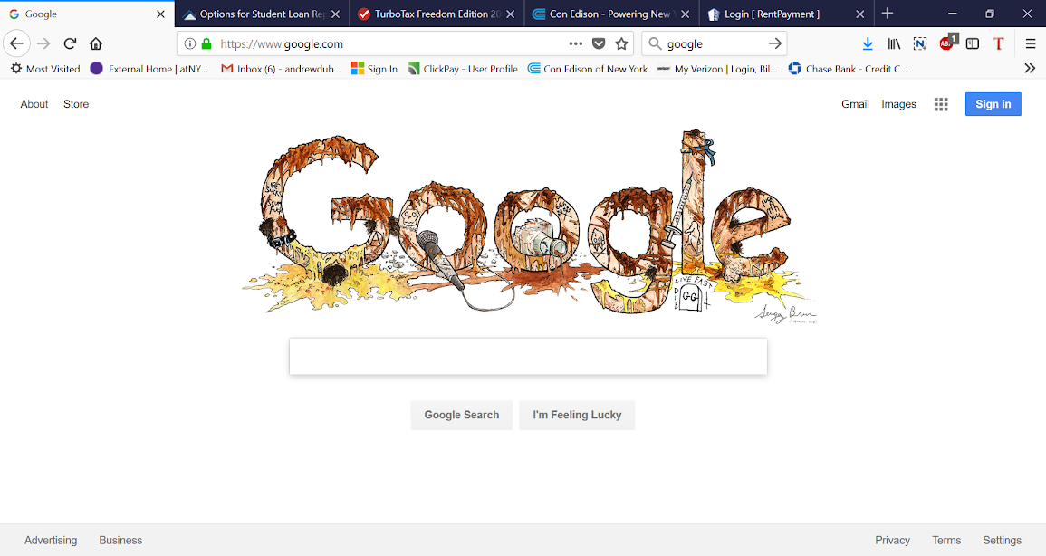 gg, allin, gg allin, google, doodle, offensive, search engine
