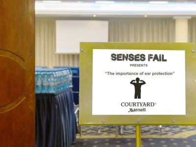 senses fail, ear, protection, seminars