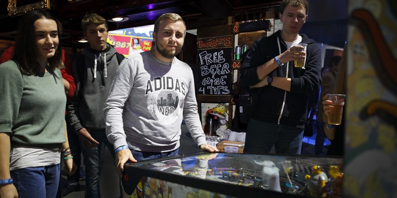 dive bar, renovations, pinball