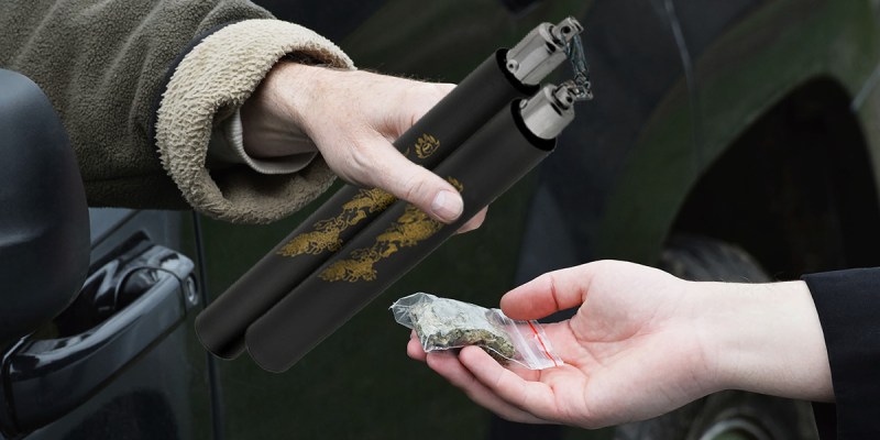nunchucks, weapons, weed, marijuana, drug deal