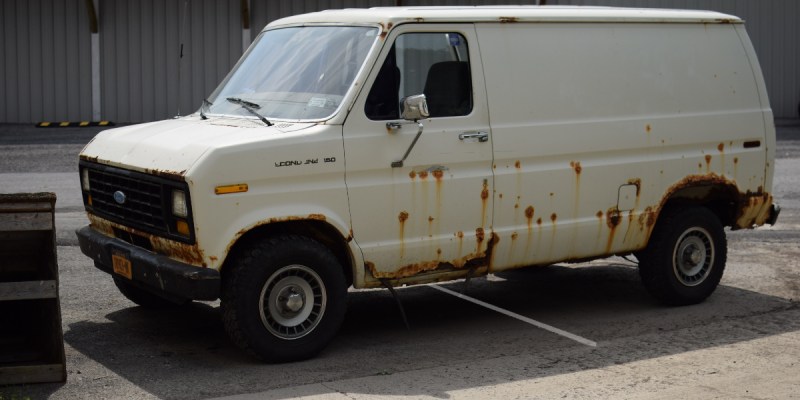 quantum, tour, van, parking, space