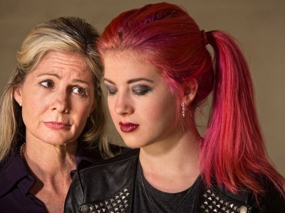 teenager, parent, happy, music, problems