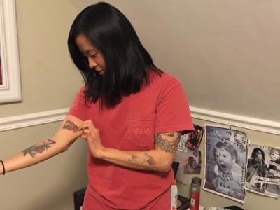 tattoo, removal, woman, unsure