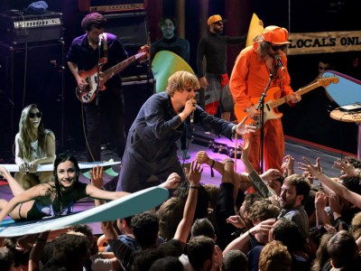 crowd surf, gang, locals only