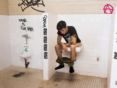 bidet, bathroom, punk, venue