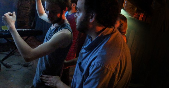 Man Once Again Manages to Stand in Spot Where Everyone Pushes Past Him