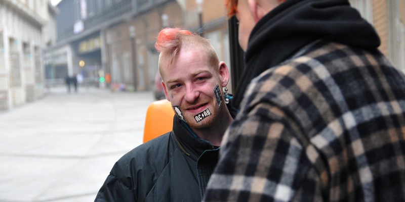 crust, punk, beard, patches