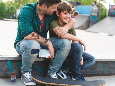 father's day, glue, huff, son