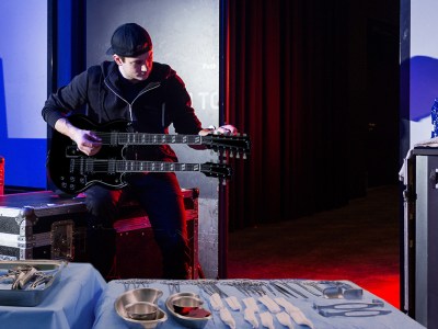 conjoined, tech, guitar, double guitar, procedure