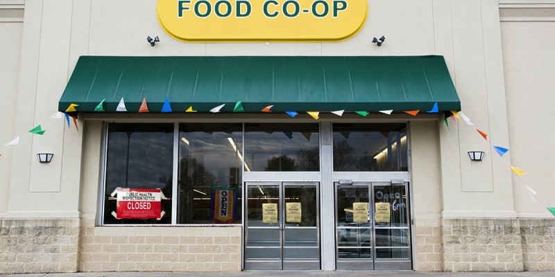 co op, closed, food poison, capitalism