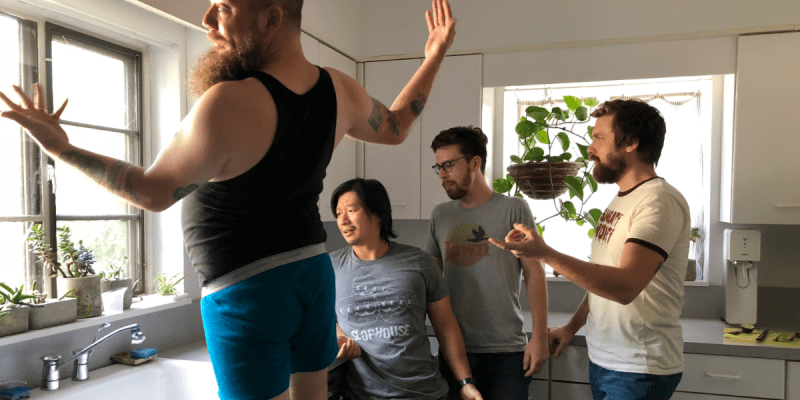 courteous, friend, dishes, piss