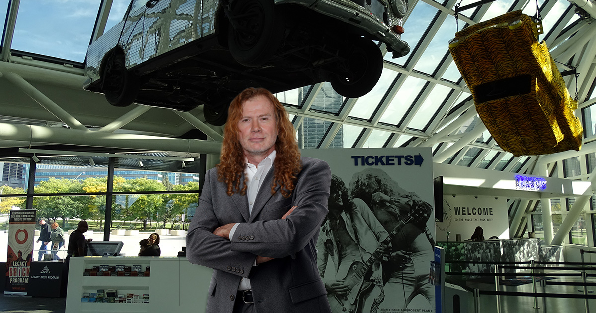 dave mustaine, rock and roll, hall of fame