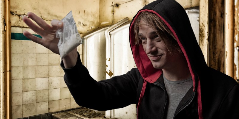 coke, dealer, bathroom