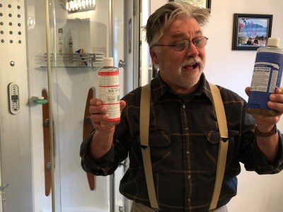 dr bronners, soap, scientist